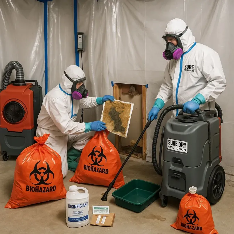 Contaminated Water Handling Protocols process in Lanark, IL